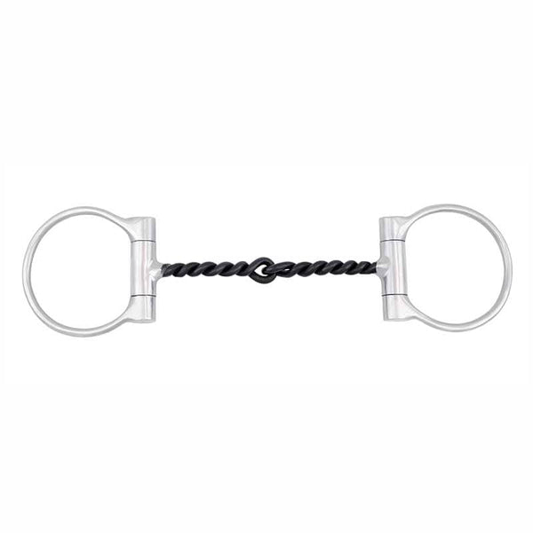 Metalab Metalab Twisted Western D-Ring Snaffle Bit
