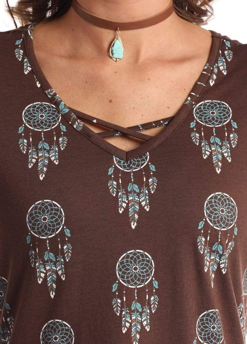 Panhandle Panhandle 3/4 Sleeve Knit Top