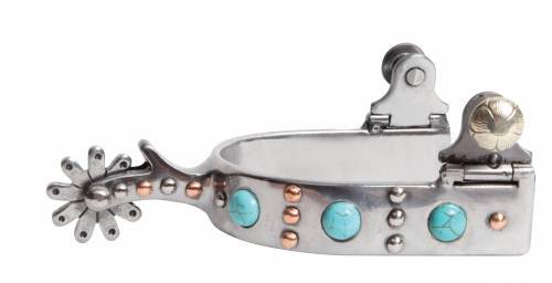 Professional's Choice Professional's Choice 3/4" Turquoise Dot Spur-Ladies/Youth