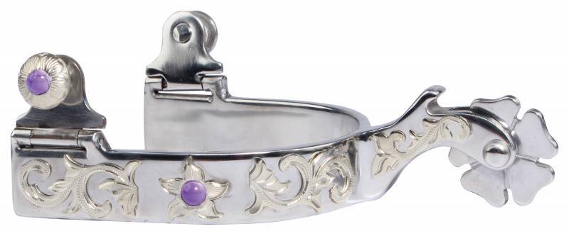 Professional's Choice Professional's Choice Brittany Pozzi Silver Floral Spur