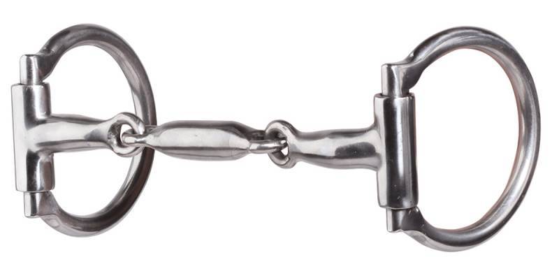 Professional's Choice Professional's Choice D Ring Bit - Three Piece Snaffle