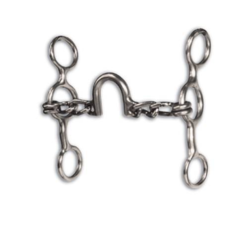 Professional's Choice Professional's Choice Equisential Performance Short Shank Bit - Twisted Wire Snaffle