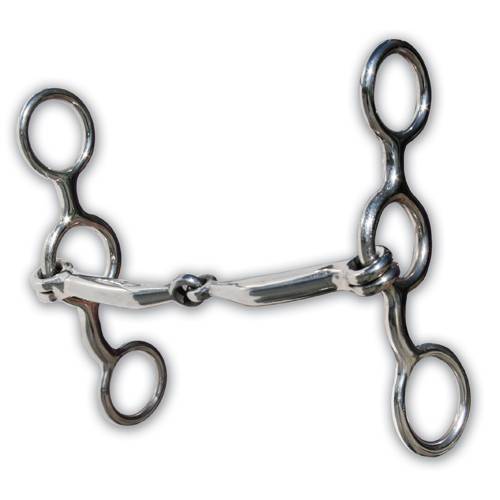 Professional's Choice Professional's Choice Equisential Performance Short Shank Bit - Twisted Wire Snaffle