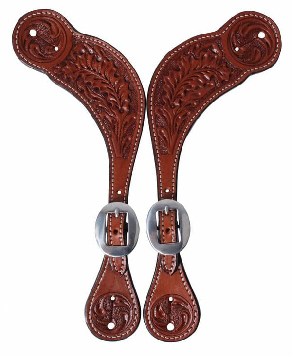 Professional's Choice Professional's Choice Oak Tooled Spur Straps