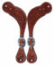 Professional's Choice Professional's Choice Oak Tooled Spur Straps