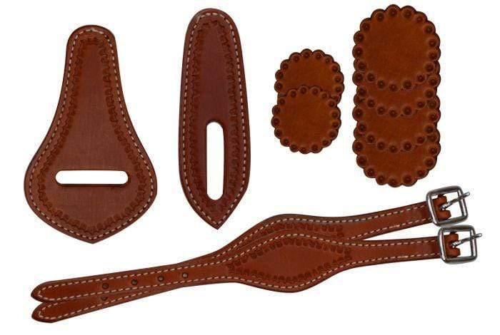 Showman 10 Piece Saddle Leather Replacement Kit