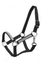 Showman 2Ply Medium/Large Pony Size Nylon Halter With Crystal Noseband And Cheeks