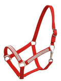 Showman 2Ply Medium/Large Pony Size Nylon Halter With Crystal Noseband And Cheeks