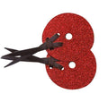 Showman 3" Glitter Leather Bit Guard