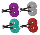 3" Glitter Leather Bit Guard