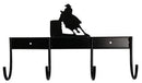 Showman 4 Hook Barrel Racer Flat Tack Bar