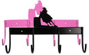 Showman 4 Hook Barrel Racer Flat Tack Bar