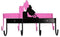 Showman 4 Hook Barrel Racer Flat Tack Bar