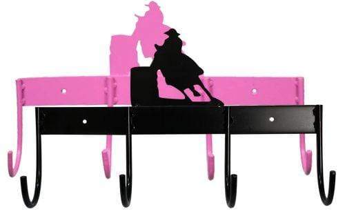 Showman 4 Hook Barrel Racer Flat Tack Bar