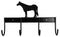 Showman 4 Hook Horse Flat Tack Bar