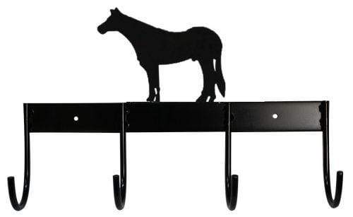 Showman 4 Hook Horse Flat Tack Bar