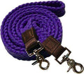 Showman 7.5' Cotton Roping Reins With Scissor Snap Ends