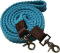 Showman 7.5' Cotton Roping Reins With Scissor Snap Ends