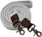 Showman 7.5' Cotton Roping Reins With Scissor Snap Ends