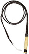 Showman 8' Leather Braided Bull Whip