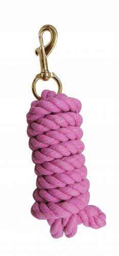 Showman 9' Cotton Lead Rope With Brass Plated Snap
