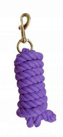 Showman 9' Cotton Lead Rope With Brass Plated Snap