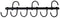 Showman 9 Hook Swivel Halter Tack Bar