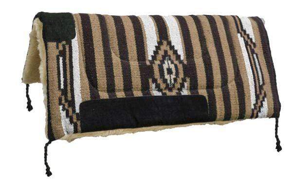 Showman Acrylic Top Saddle Pad With Fleece Bottom