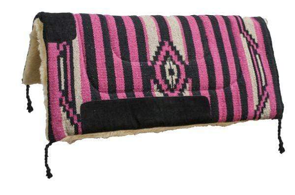 Showman Acrylic Top Saddle Pad With Fleece Bottom