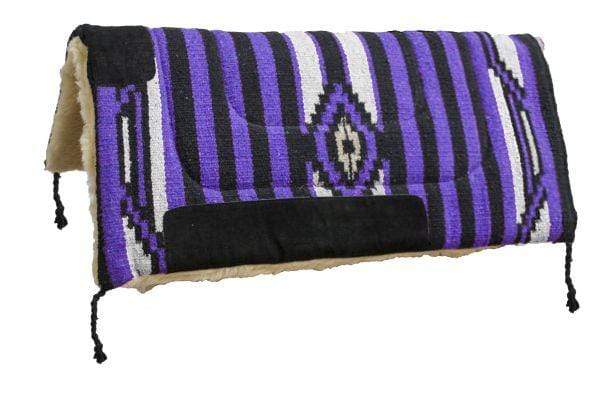 Showman Acrylic Top Saddle Pad With Fleece Bottom