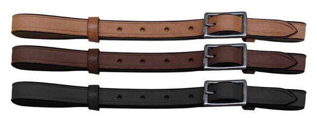 Showman Adjustable Leather Cinch Connector Strap