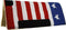 Showman American Flag Saddle Pad