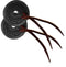 Showman Basket Tooled 3" Wide Leather Bit Guard With Leather Strap Closure