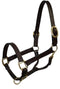 Showman Cobb Size Leather Halter