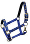 Showman Cobb Size Nylon Halter With "Running Horse" Overlay
