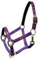Showman Cobb Size Nylon Halter With "Running Horse" Overlay