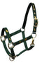 Showman Cobb Size Nylon Halter With "Running Horse" Overlay