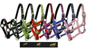 Showman Cobb Size Nylon Halter With "Running Horse" Overlay