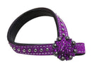 Showman Glitter Leather Tie Down Keeper