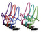 Showman Horse Size Braided Nylon Cowboy Knot Rope Halter With Removable 7.5' Lead