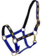 Showman Horse Size Nylon Halter With "Praying Cowboy" Overlay