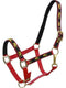 Showman Horse Size Nylon Halter With "Praying Cowboy" Overlay