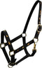 Showman Horse Size Nylon Halter With "Running Horse" Overlay