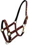 Showman Horse Size Nylon Halter With "Running Horse" Overlay