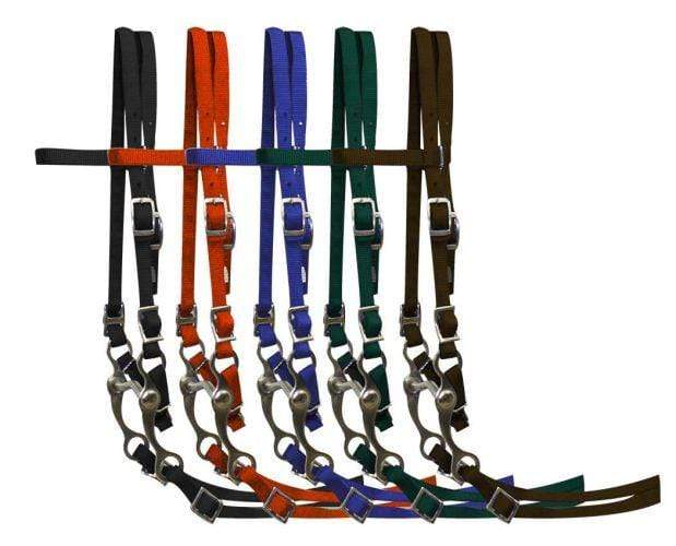 Showman Horse Size Nylon Headstall