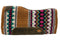 Showman Klassy Cowgirl 28" x 30" Rust, Pink and Teal Colored Memory Felt Bottom Saddle Pad