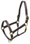 Showman Large Horse Size Leather Halter