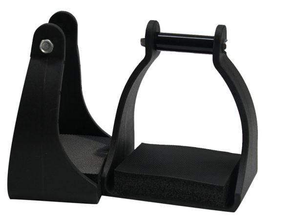 Showman Molded Plastic Endurance Stirrups With Rubber Tread