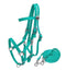 Showman Nylon Combination Halter Bridle With Reins