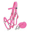 Showman Nylon Combination Halter Bridle With Reins